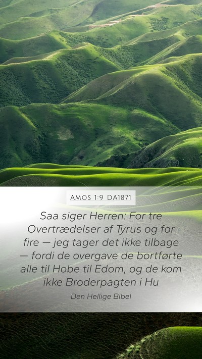 Amos 1:9 DA1871 Bible Verse Image