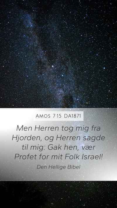 Amos 7:15 DA1871 Bible Verse Image