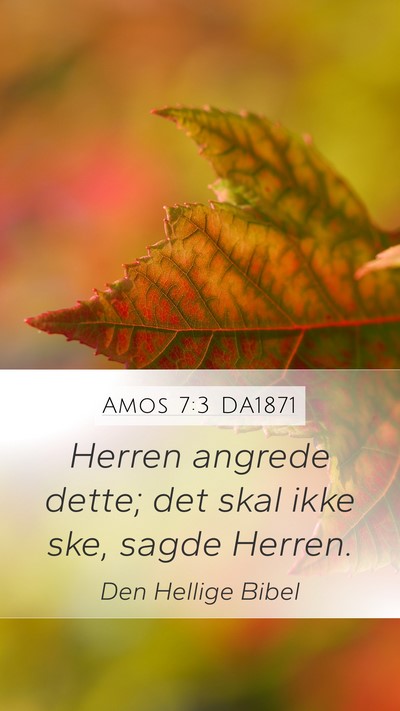 Amos 7:3 DA1871 Bible Verse Image