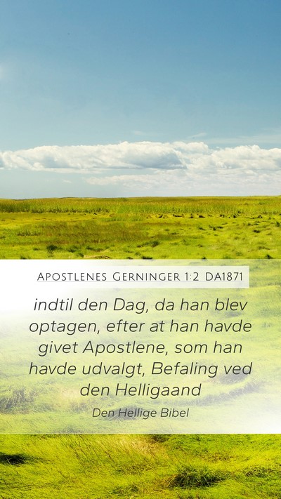 Apostlenes Gerninger 1:2 DA1871 Bible Verse Image