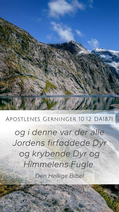 Apostlenes Gerninger 10:12 DA1871 Bible Verse Image
