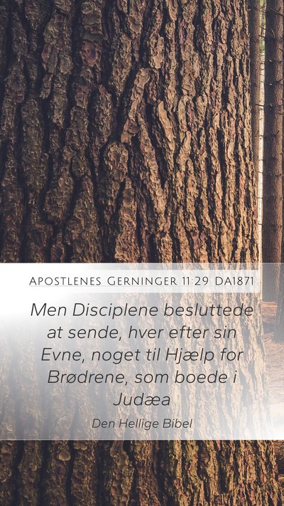Apostlenes Gerninger 11:29 DA1871 Bible Verse Image