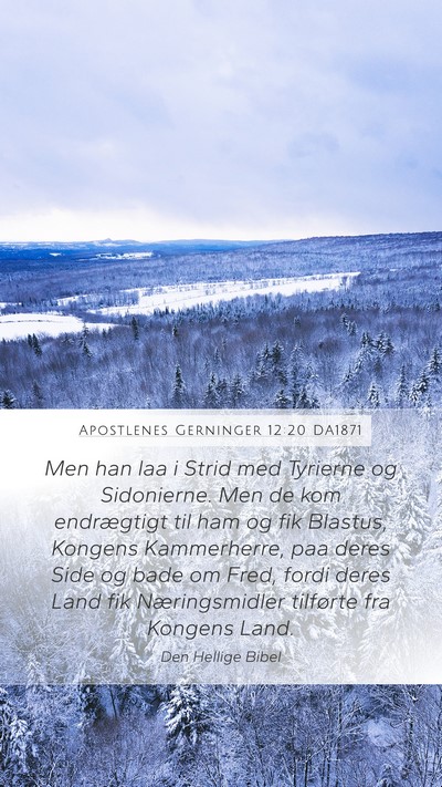 Apostlenes Gerninger 12:20 DA1871 Bible Verse Image