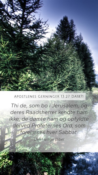 Apostlenes Gerninger 13:27 DA1871 Bible Verse Image