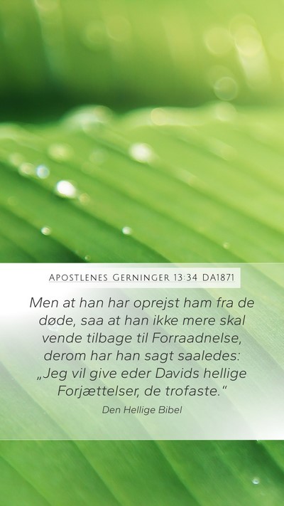Apostlenes Gerninger 13:34 DA1871 Bible Verse Image
