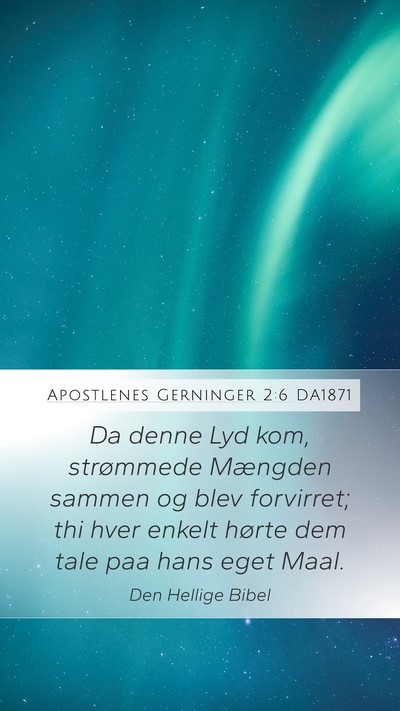 Apostlenes Gerninger 2:6 DA1871 Bible Verse Image