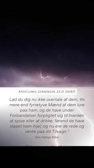 Apostlenes Gerninger 23:21 DA1871 Bible Verse Image