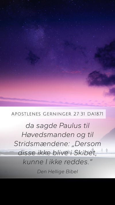 Apostlenes Gerninger 27:31 DA1871 Bible Verse Image
