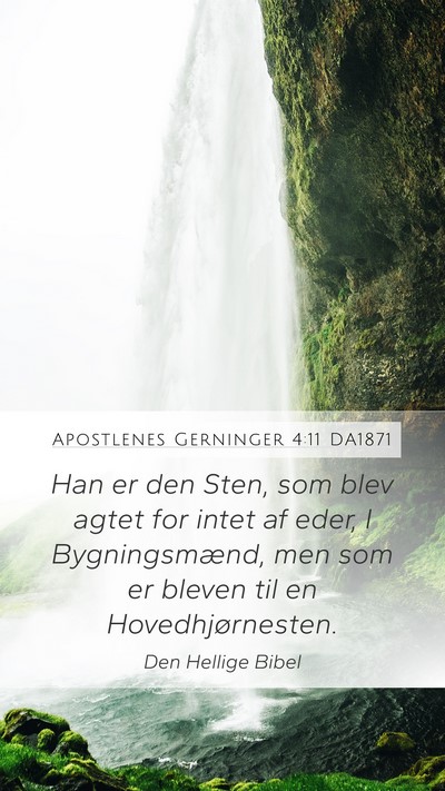 Apostlenes Gerninger 4:11 DA1871 Bible Verse Image
