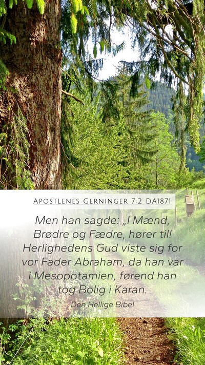Apostlenes Gerninger 7:2 DA1871 Bible Verse Image
