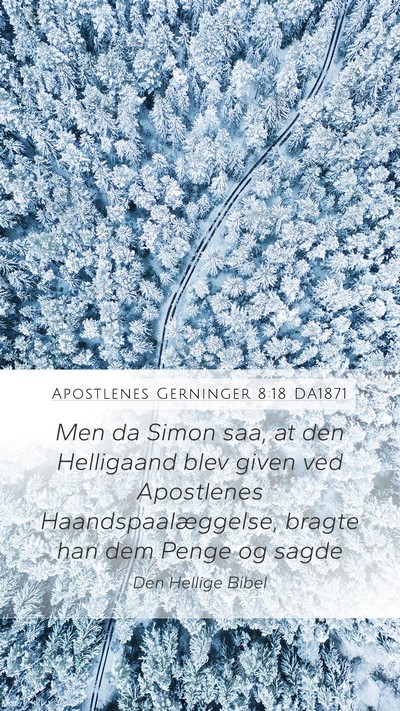 Apostlenes Gerninger 8:18 DA1871 Bible Verse Image