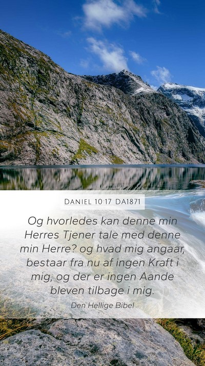 Daniel 10:17 DA1871 Bible Verse Image