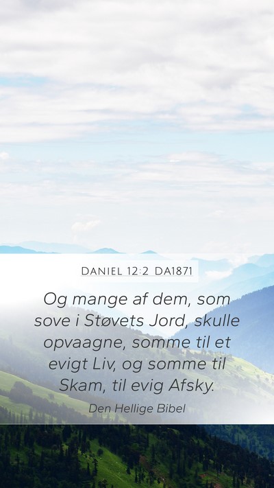Daniel 12:2 DA1871 Bible Verse Image