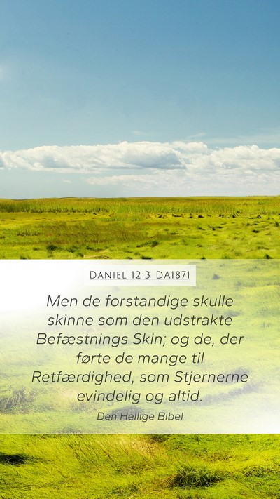 Daniel 12:3 DA1871 Bible Verse Image