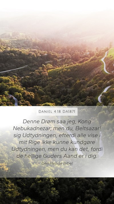 Daniel 4:18 DA1871 Bible Verse Image