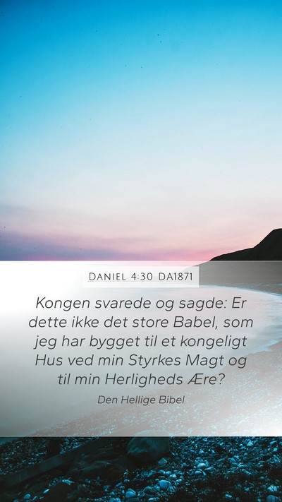 Daniel 4:30 DA1871 Bible Verse Image