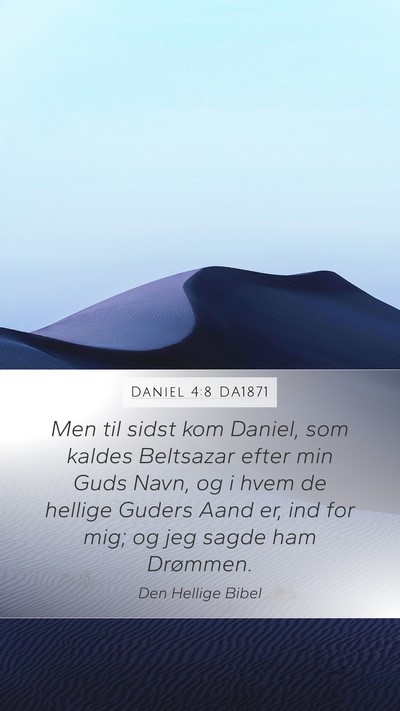 Daniel 4:8 DA1871 Bible Verse Image