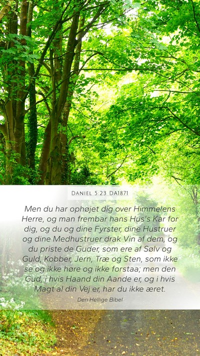 Daniel 5:23 DA1871 Bible Verse Image
