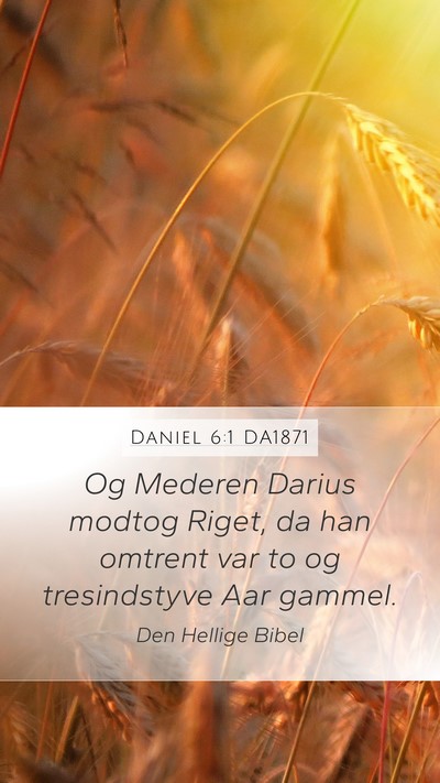 Daniel 6:1 DA1871 Bible Verse Image