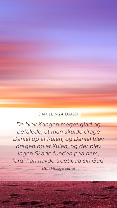 Daniel 6:24 DA1871 Bible Verse Image