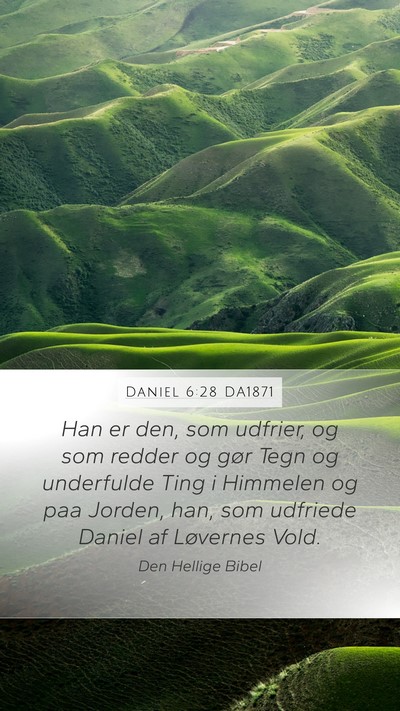 Daniel 6:28 DA1871 Bible Verse Image