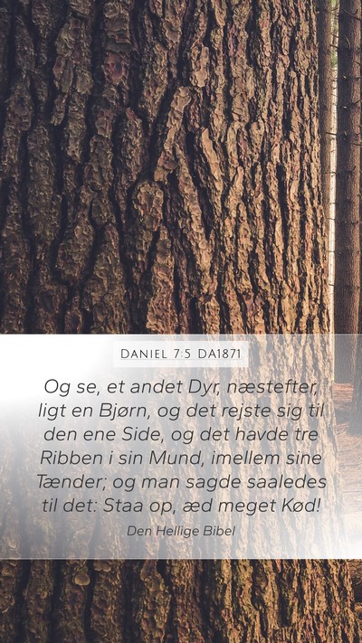 Daniel 7:5 DA1871 Bible Verse Image
