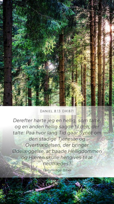 Daniel 8:13 DA1871 Bible Verse Image