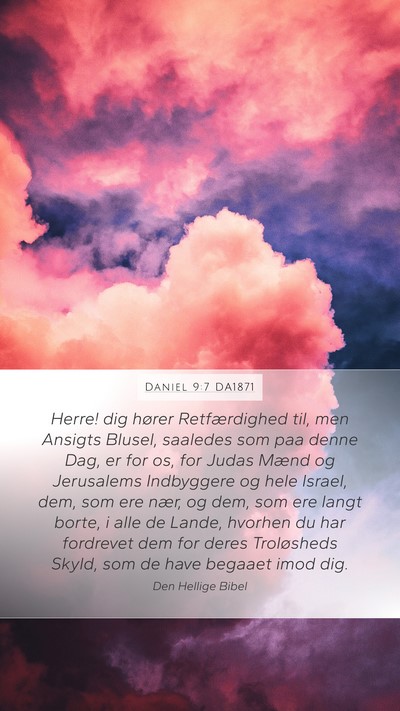 Daniel 9:7 DA1871 Bible Verse Image