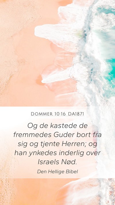 Dommer 10:16 DA1871 Bible Verse Image