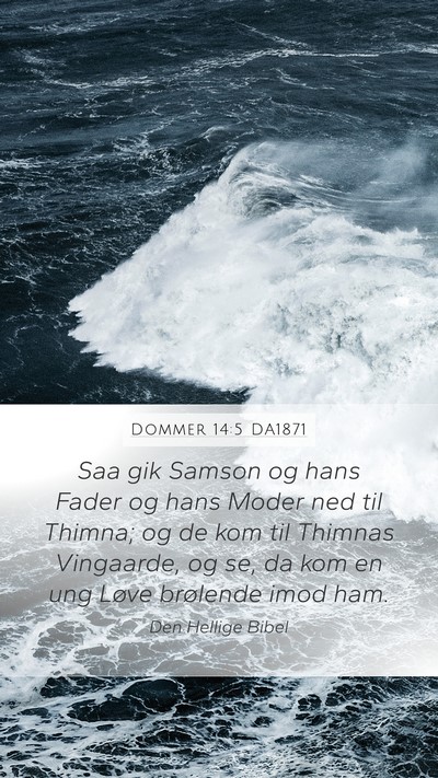 Dommer 14:5 DA1871 Bible Verse Image