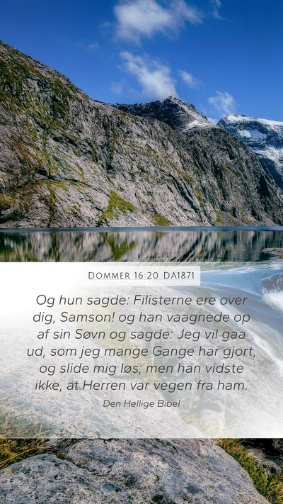 Dommer 16:20 DA1871 Bible Verse Image