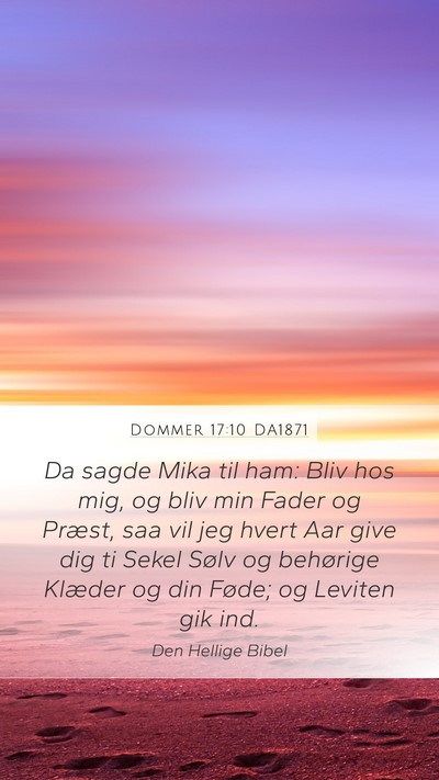 Dommer 17:10 DA1871 Bible Verse Image