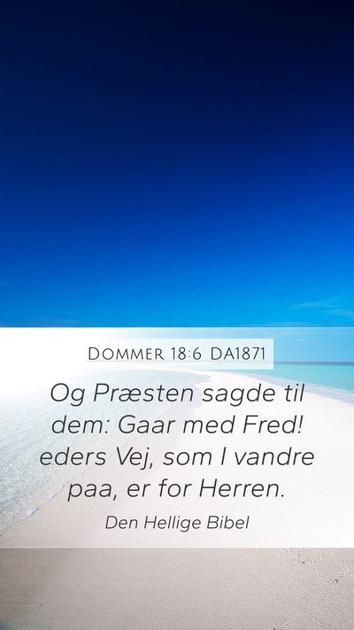 Dommer 18:6 DA1871 Bible Verse Image