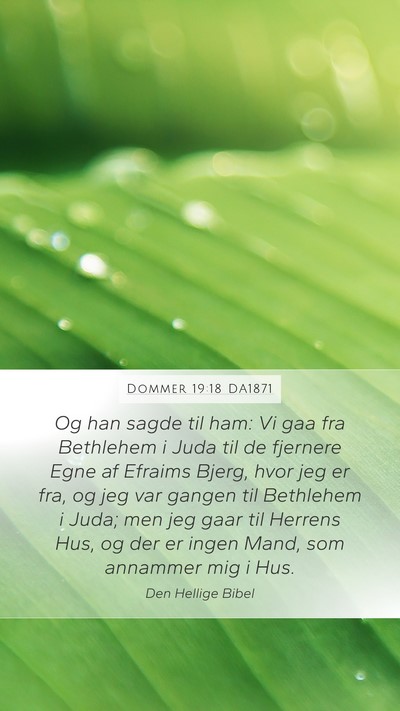 Dommer 19:18 DA1871 Bible Verse Image