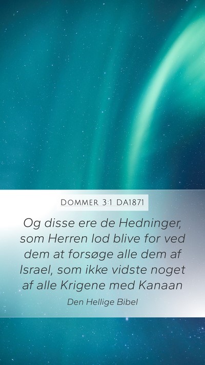 Dommer 3:1 DA1871 Bible Verse Image