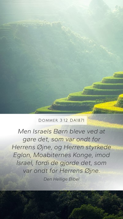 Dommer 3:12 DA1871 Bible Verse Image