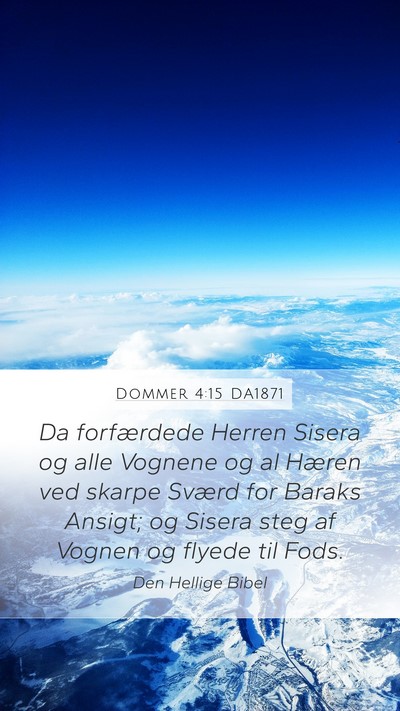 Dommer 4:15 DA1871 Bible Verse Image