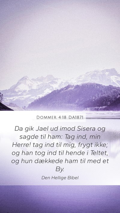 Dommer 4:18 DA1871 Bible Verse Image