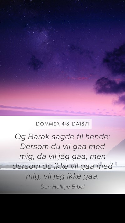 Dommer 4:8 DA1871 Bible Verse Image