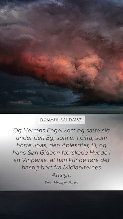 Dommer 6:11 DA1871 Bible Verse Image