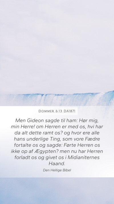 Dommer 6:13 DA1871 Bible Verse Image