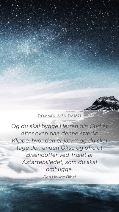 Dommer 6:26 DA1871 Bible Verse Image