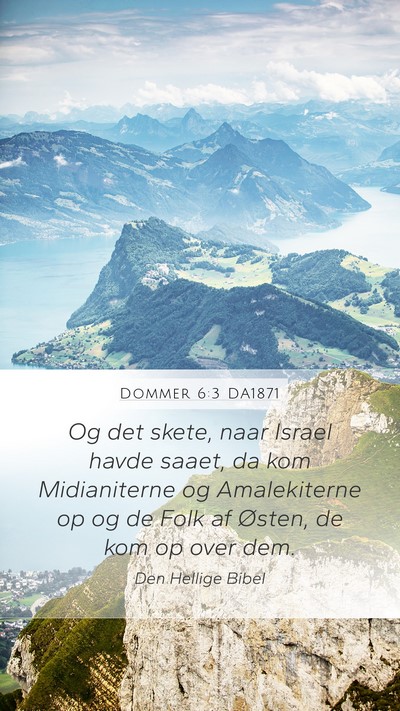 Dommer 6:3 DA1871 Bible Verse Image