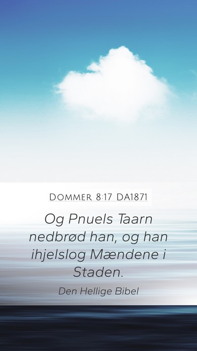 Dommer 8:17 DA1871 Bible Verse Image