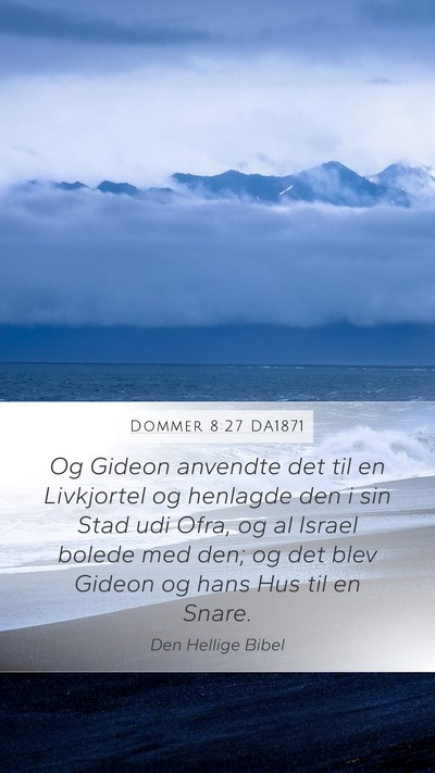 Dommer 8:27 DA1871 Bible Verse Image