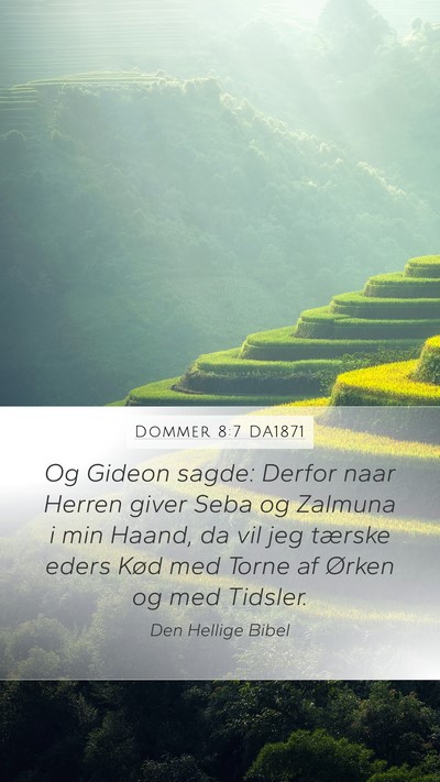 Dommer 8:7 DA1871 Bible Verse Image