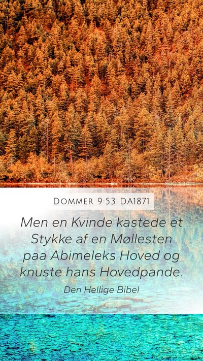 Dommer 9:53 DA1871 Bible Verse Image