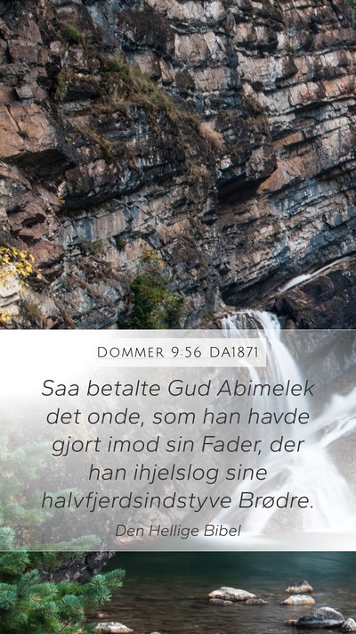 Dommer 9:56 DA1871 Bible Verse Image