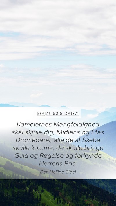 Esajas 60:6 DA1871 Bible Verse Image