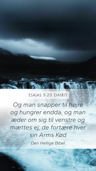Esajas 9:20 DA1871 Bible Verse Image